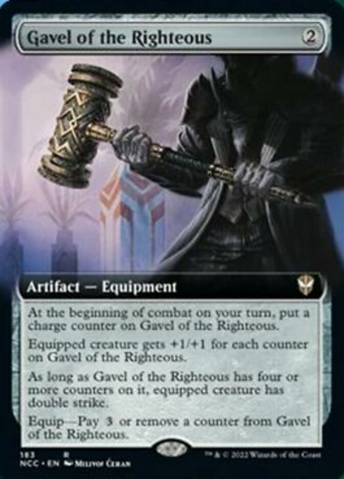 Gavel of the Righteous (Extended Art) [Streets of New Capenna Commander] | Play N Trade Winnipeg