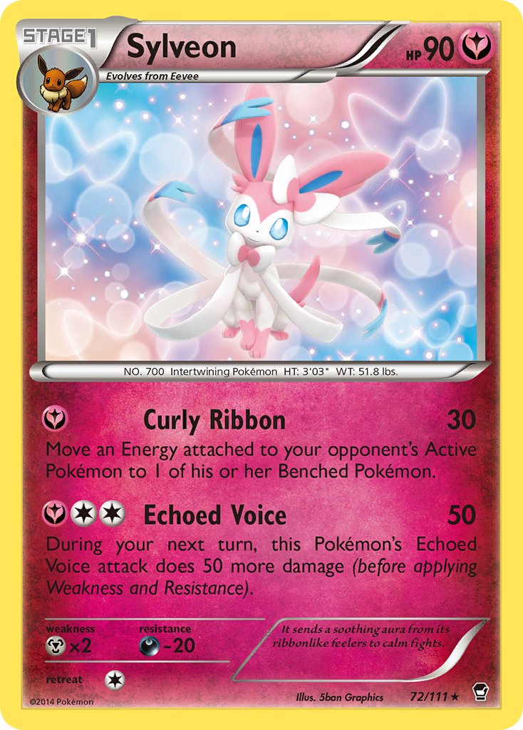 Sylveon (72/111) (Theme Deck Exclusive) [XY: Furious Fists] | Play N Trade Winnipeg