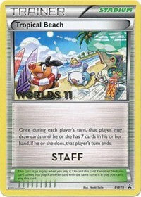 Tropical Beach (BW28) (Staff) [Black & White: Black Star Promos] | Play N Trade Winnipeg