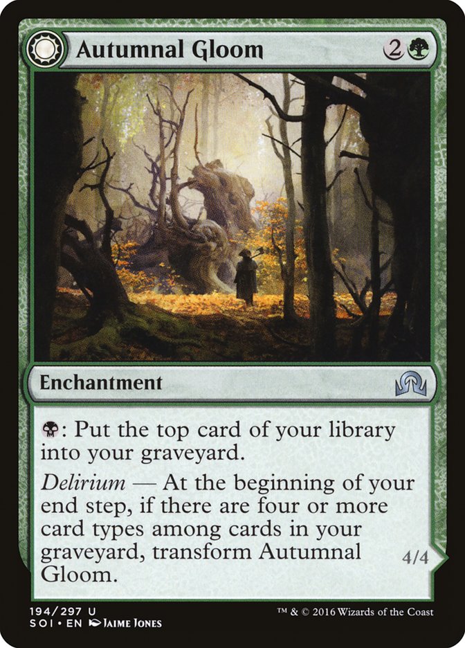 Autumnal Gloom // Ancient of the Equinox [Shadows over Innistrad] | Play N Trade Winnipeg