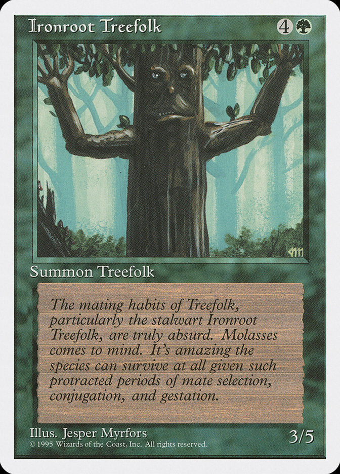 Ironroot Treefolk [Fourth Edition] | Play N Trade Winnipeg