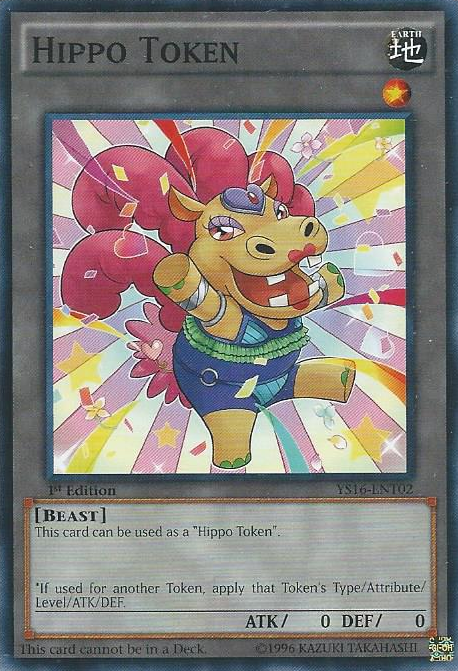 Hippo Token (Yellow) [YS16-ENT02] Common | Play N Trade Winnipeg