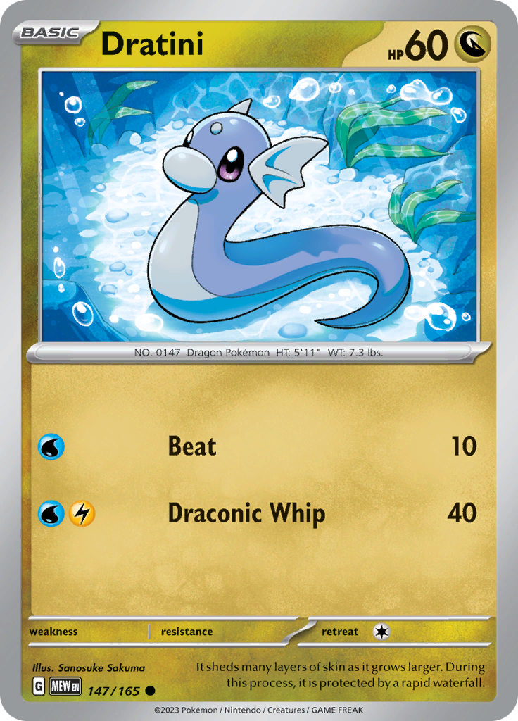 Dratini (147/165) [Scarlet & Violet: 151] | Play N Trade Winnipeg