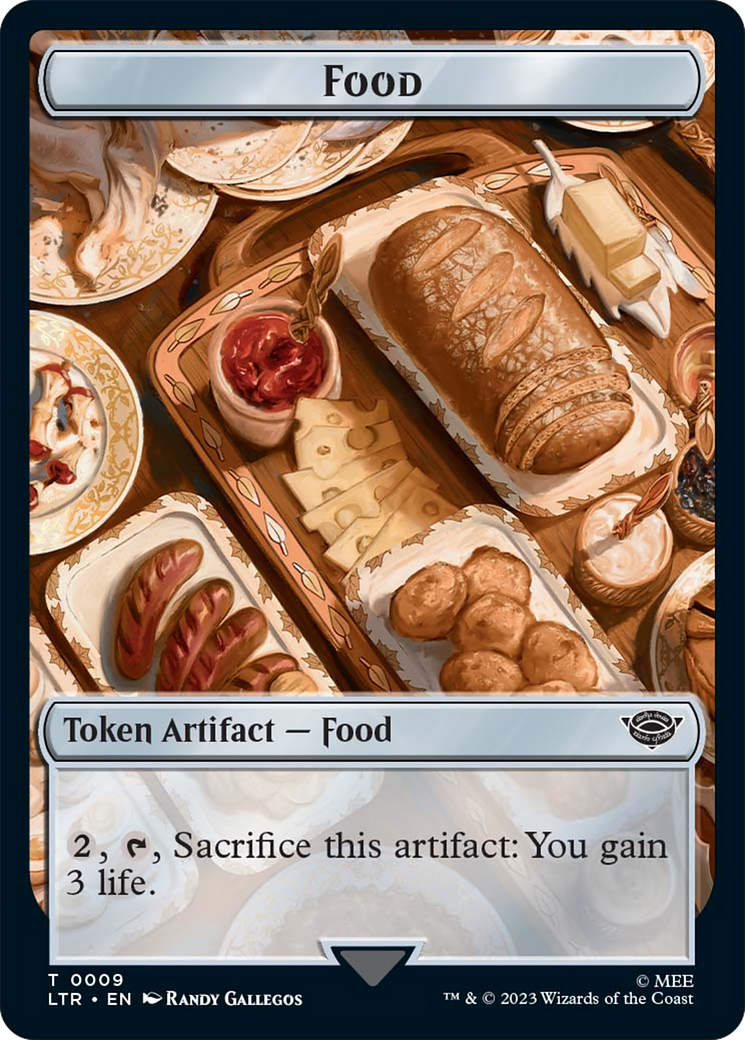 Food (09) // Human Soldier (01) Double-Sided Token [The Lord of the Rings: Tales of Middle-Earth Tokens] | Play N Trade Winnipeg