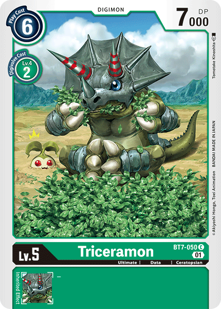 Triceramon [BT7-050] [Next Adventure] | Play N Trade Winnipeg