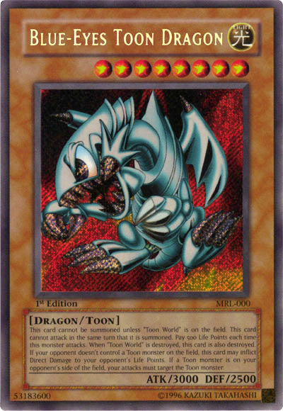 Blue-Eyes Toon Dragon [MRL-000] Secret Rare | Play N Trade Winnipeg