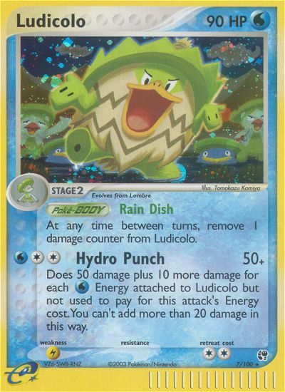 Ludicolo (7/100) [EX: Sandstorm] | Play N Trade Winnipeg