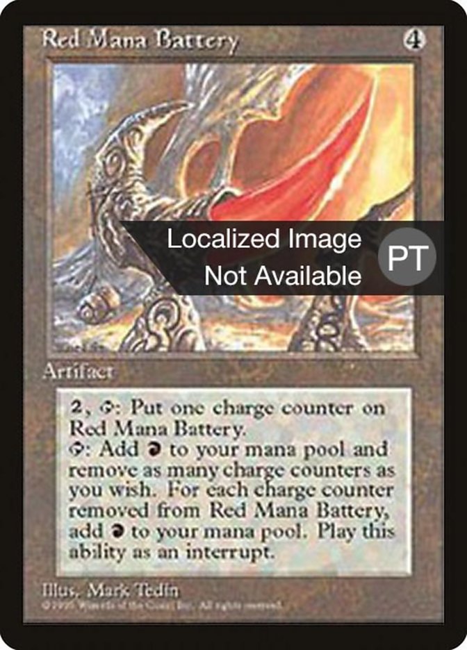 Red Mana Battery [Fourth Edition (Foreign Black Border)] | Play N Trade Winnipeg