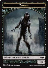 Zombie (007) // Elephant (012) Double-sided Token [Modern Horizons Tokens] | Play N Trade Winnipeg