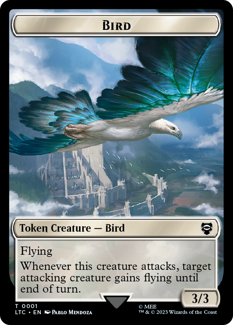 Bird // Food Token [The Lord of the Rings: Tales of Middle-Earth Commander Tokens] | Play N Trade Winnipeg