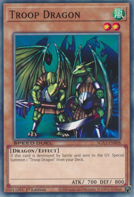 Troop Dragon [SGX3-ENB08] Common | Play N Trade Winnipeg