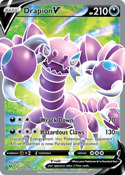 Drapion V (175/185) [Sword & Shield: Vivid Voltage] | Play N Trade Winnipeg