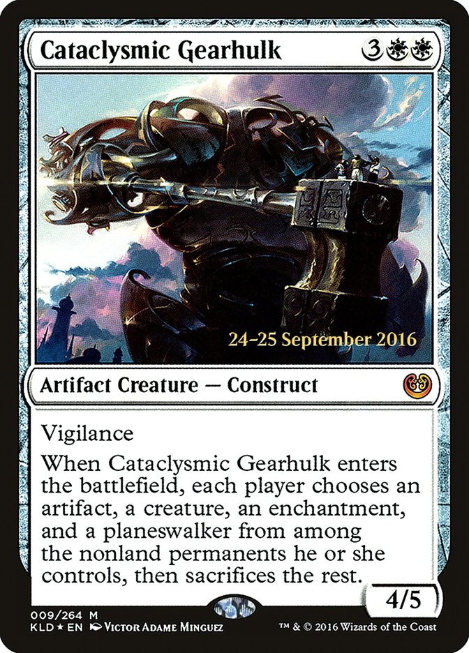 Cataclysmic Gearhulk  [Kaladesh Prerelease Promos] | Play N Trade Winnipeg