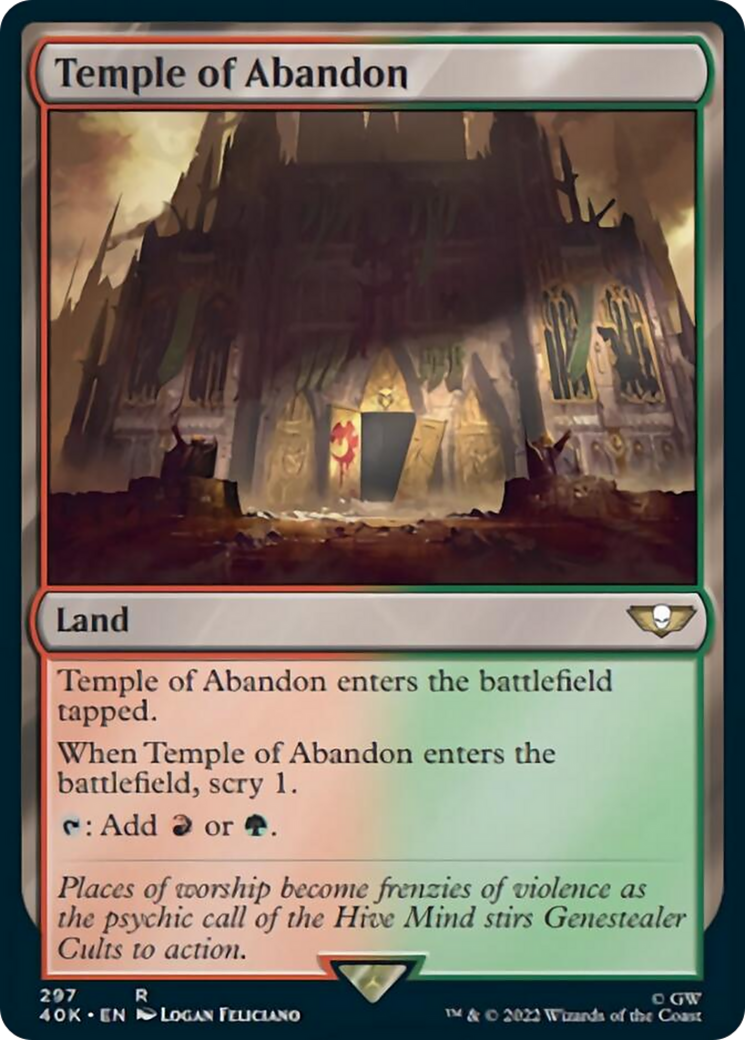 Temple of Abandon [Universes Beyond: Warhammer 40,000] | Play N Trade Winnipeg