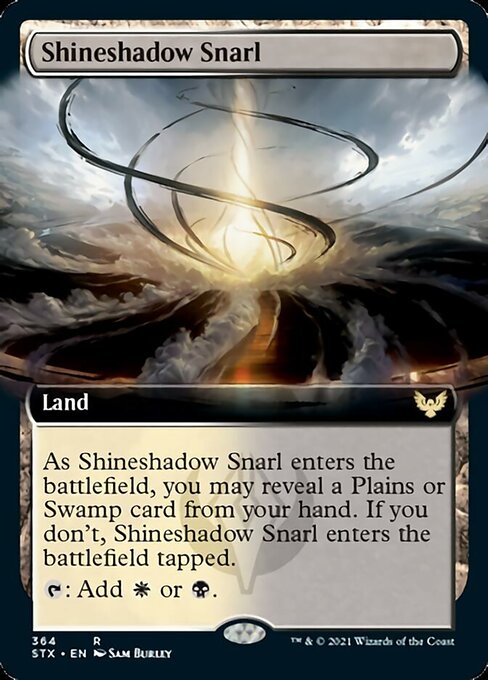 Shineshadow Snarl (Extended) [Strixhaven: School of Mages] | Play N Trade Winnipeg