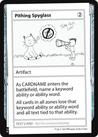 Pithing Spyglass (2021 Edition) [Mystery Booster Playtest Cards] | Play N Trade Winnipeg