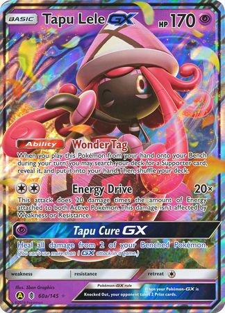 Tapu Lele GX (60a/145) (Alternate card) (Jumbo Card) [Sun & Moon: Guardians Rising] | Play N Trade Winnipeg