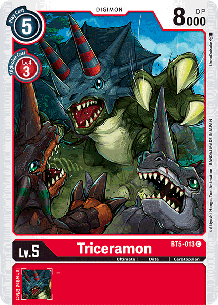 Triceramon [BT5-013] [Battle of Omni] | Play N Trade Winnipeg