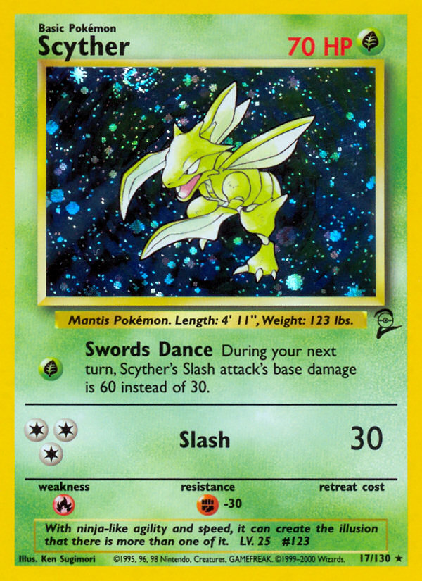 Scyther (17/130) [Base Set 2] | Play N Trade Winnipeg