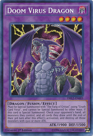 Doom Virus Dragon [DRL2-EN003] Secret Rare | Play N Trade Winnipeg