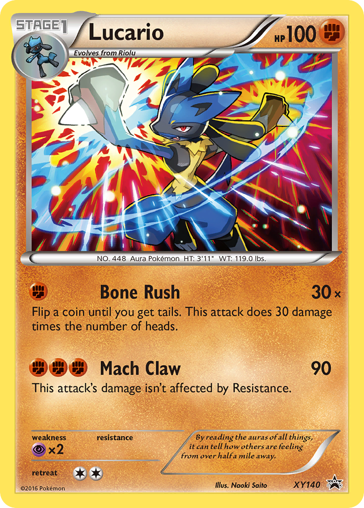 Lucario (XY140) [XY: Black Star Promos] | Play N Trade Winnipeg