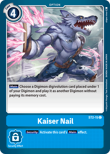 Kaiser Nail [ST2-15] [Starter Deck: Cocytus Blue] | Play N Trade Winnipeg