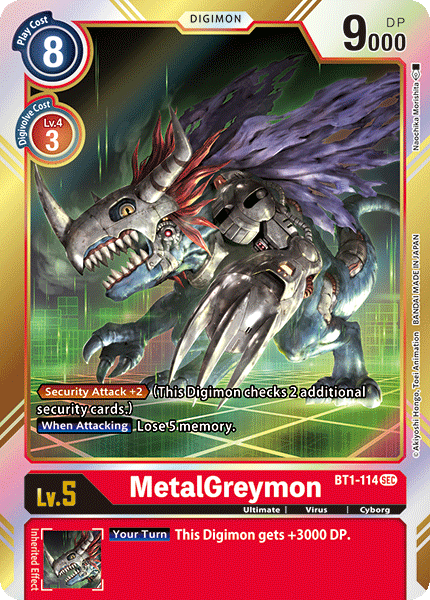 MetalGreymon [BT1-114] [Release Special Booster Ver.1.0] | Play N Trade Winnipeg