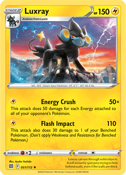 Luxray (051/172) [Sword & Shield: Brilliant Stars] | Play N Trade Winnipeg