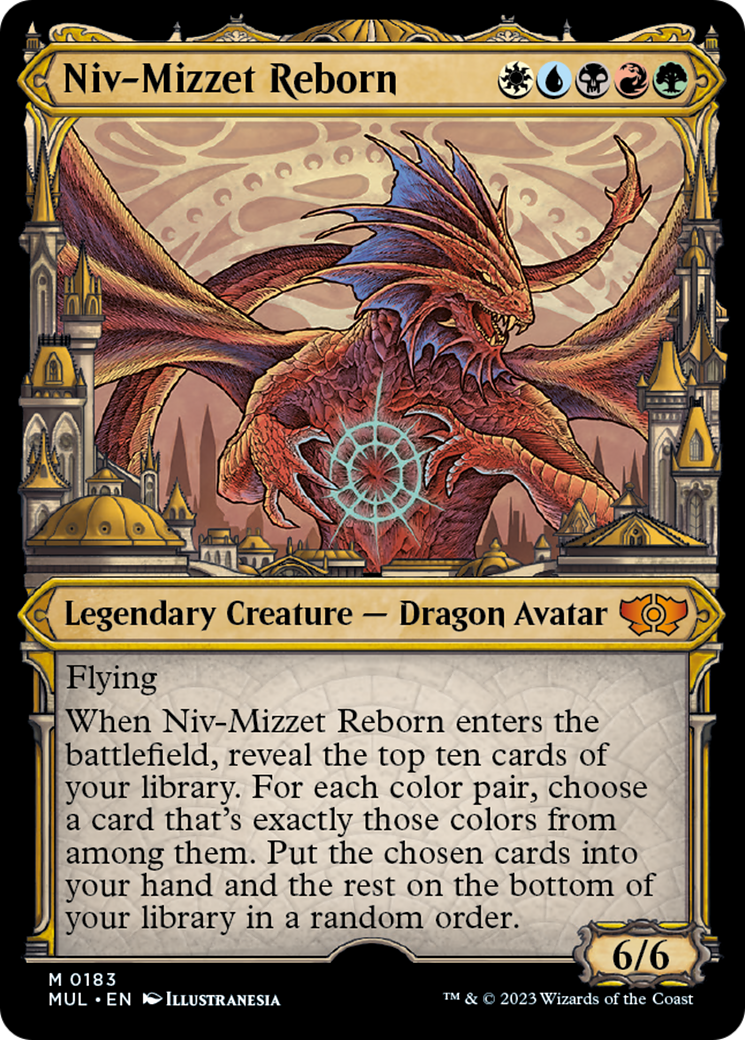 Niv-Mizzet Reborn (Halo Foil) [Multiverse Legends] | Play N Trade Winnipeg