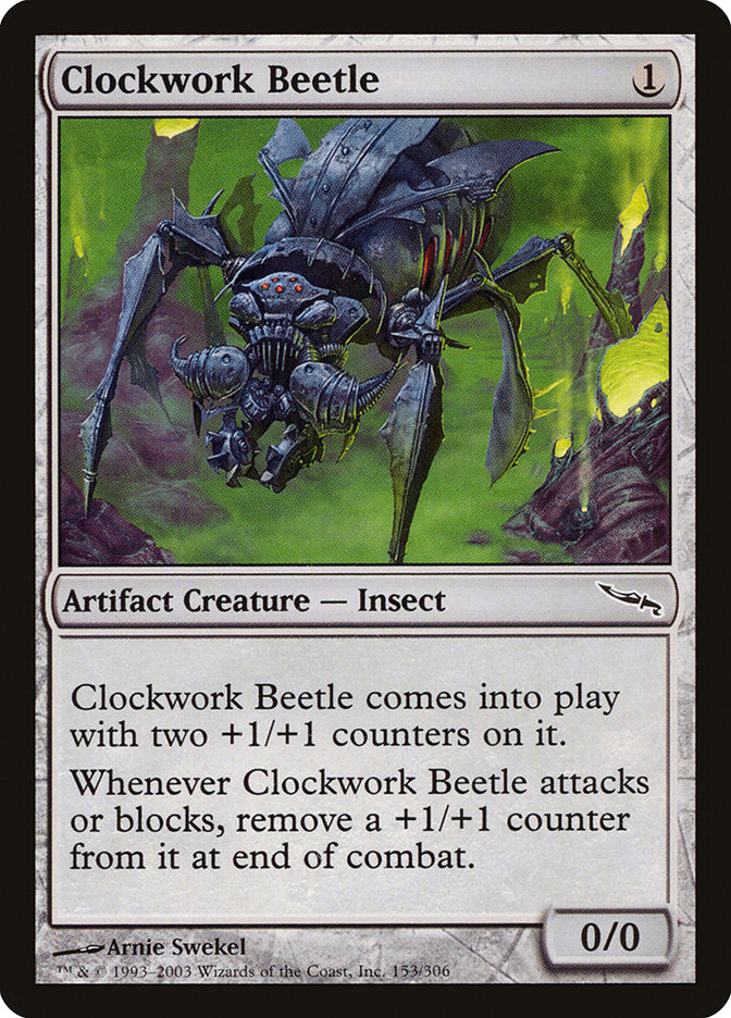 Clockwork Beetle [Mirrodin] | Play N Trade Winnipeg