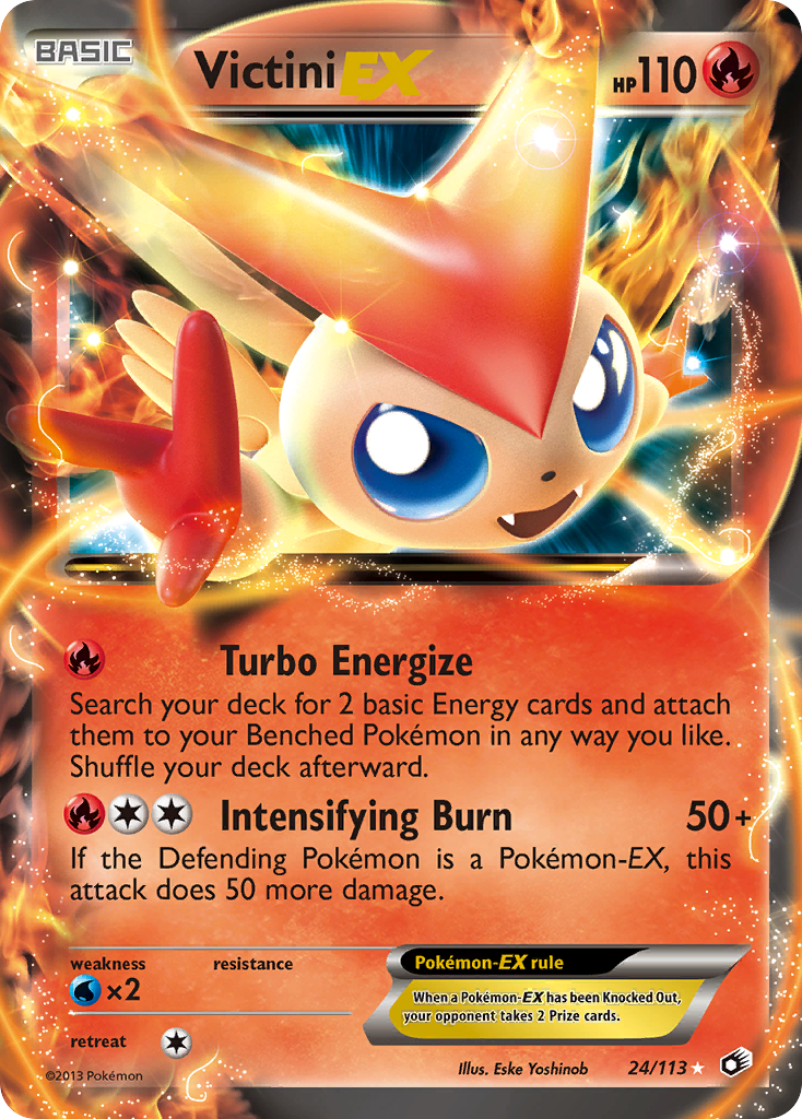 Victini EX (24/113) [Black & White: Legendary Treasures] | Play N Trade Winnipeg