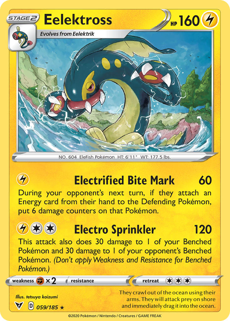 Eelektross (059/185) [Sword & Shield: Vivid Voltage] | Play N Trade Winnipeg