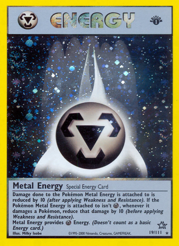 Metal Energy (19/111) [Neo Genesis 1st Edition] | Play N Trade Winnipeg