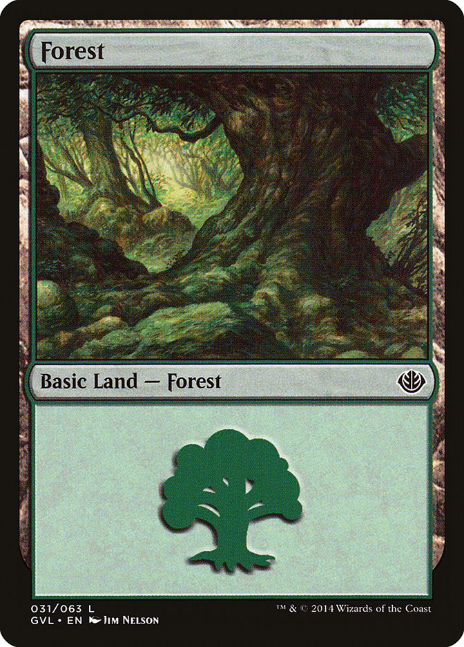 Forest (31) (Garruk vs. Liliana) [Duel Decks Anthology] | Play N Trade Winnipeg