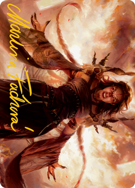 Dragon's Rage Channeler Art Card (Gold-Stamped Signature) [Modern Horizons 2 Art Series] | Play N Trade Winnipeg