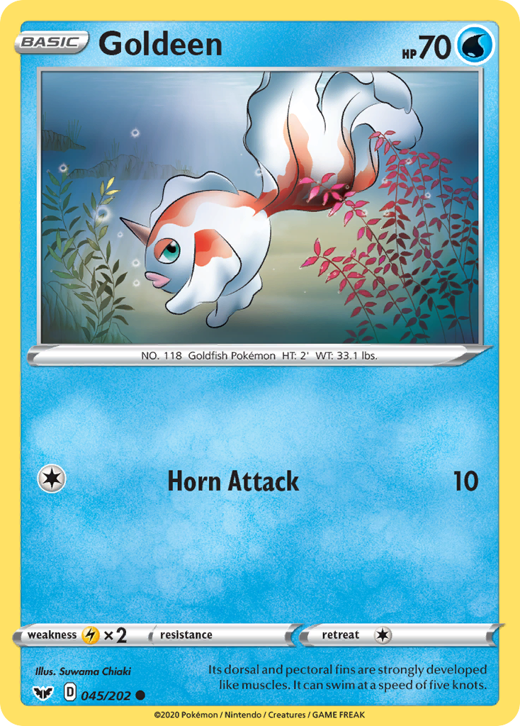 Goldeen (045/202) [Sword & Shield: Base Set] | Play N Trade Winnipeg