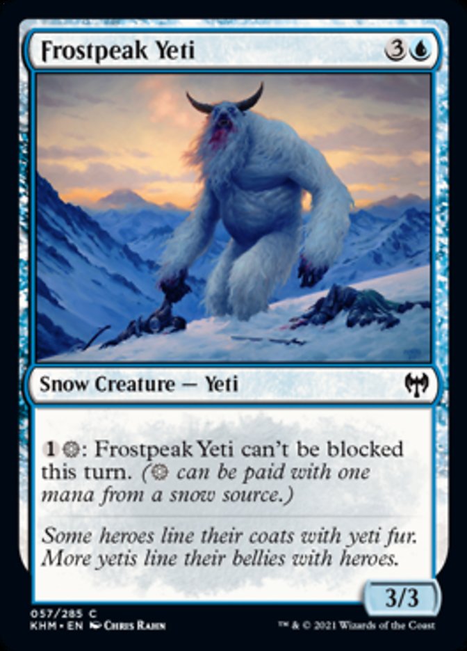 Frostpeak Yeti [Kaldheim] | Play N Trade Winnipeg