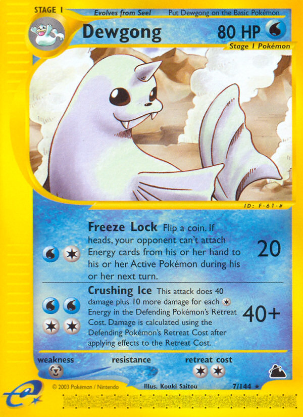 Dewgong (7/144) [Skyridge] | Play N Trade Winnipeg