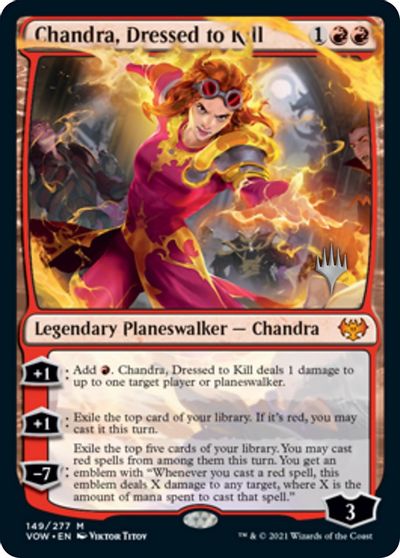 Chandra, Dressed to Kill (Promo Pack) [Innistrad: Crimson Vow Promos] | Play N Trade Winnipeg