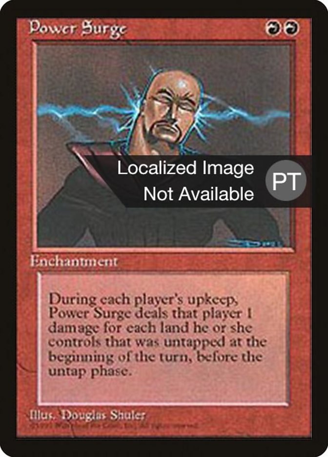 Power Surge [Fourth Edition (Foreign Black Border)] | Play N Trade Winnipeg