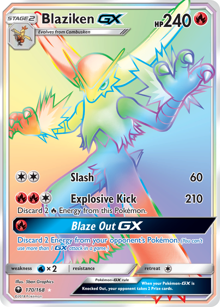 Blaziken GX (170/168) [Sun & Moon: Celestial Storm] | Play N Trade Winnipeg