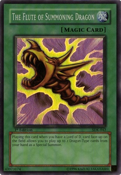 The Flute of Summoning Dragon [SDK-042] Super Rare | Play N Trade Winnipeg