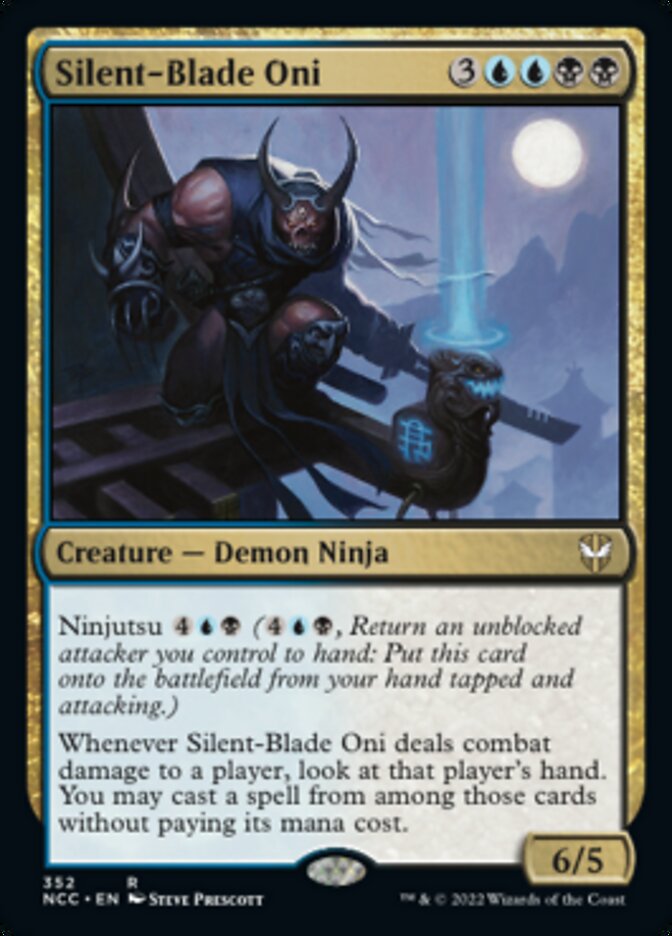 Silent-Blade Oni [Streets of New Capenna Commander] | Play N Trade Winnipeg