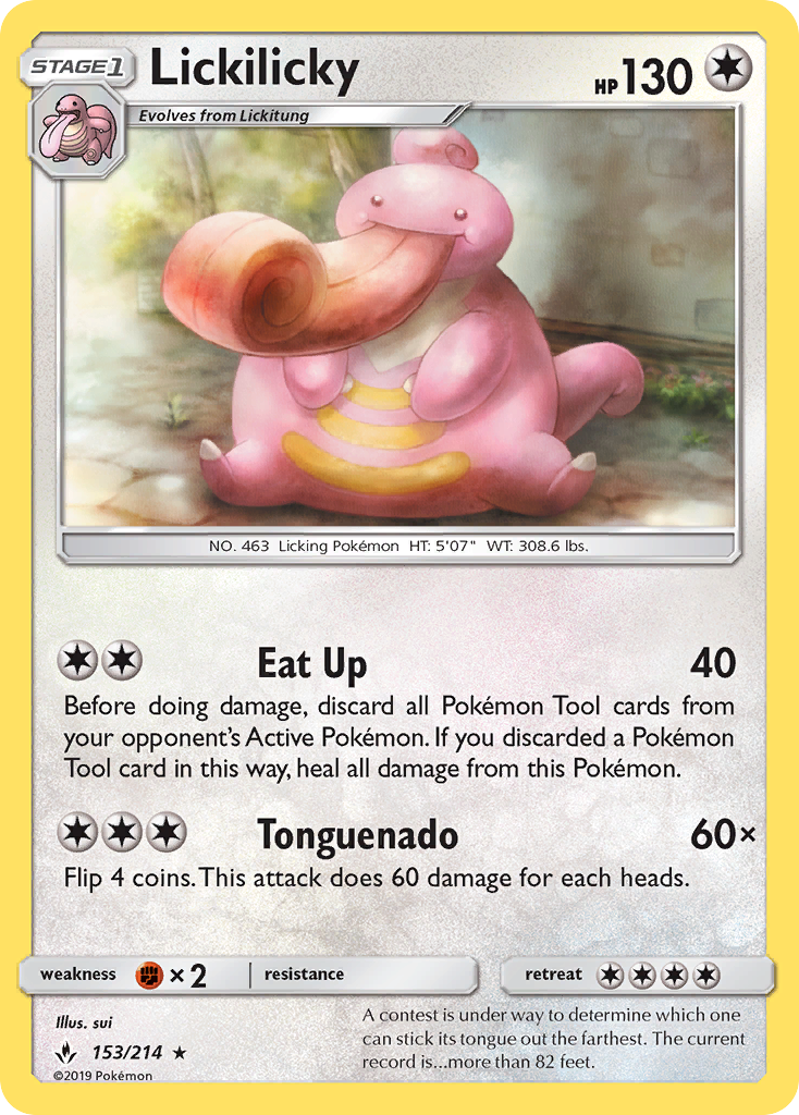 Lickilicky (153/214) [Sun & Moon: Unbroken Bonds] | Play N Trade Winnipeg