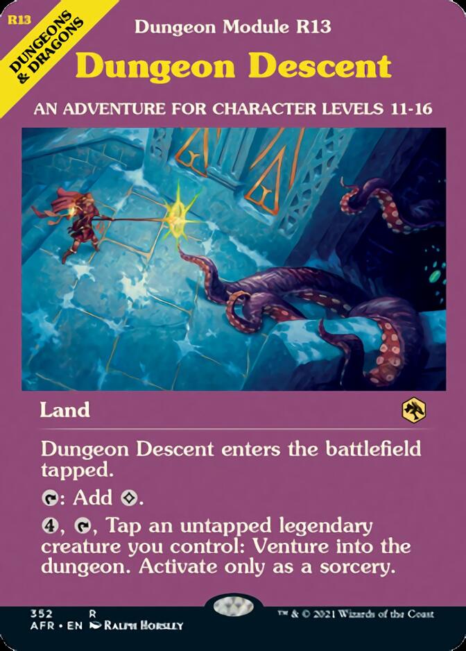 Dungeon Descent (Dungeon Module) [Dungeons & Dragons: Adventures in the Forgotten Realms] | Play N Trade Winnipeg