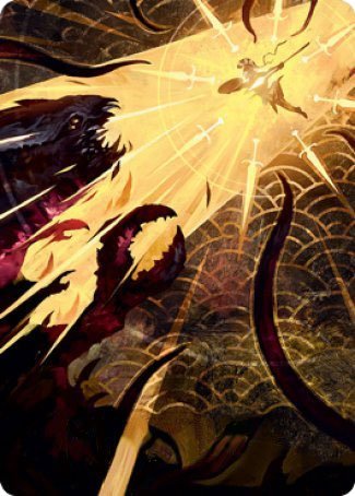 Defiant Strike Art Card [Strixhaven: School of Mages Art Series] | Play N Trade Winnipeg