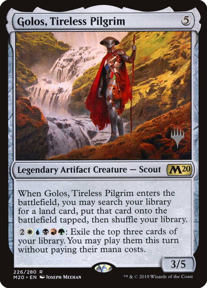 Golos, Tireless Pilgrim (Promo Pack) [Core Set 2020 Promos] | Play N Trade Winnipeg