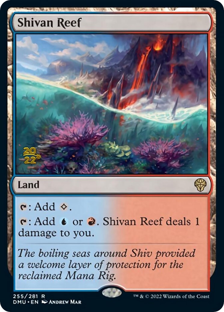 Shivan Reef [Dominaria United Prerelease Promos] | Play N Trade Winnipeg