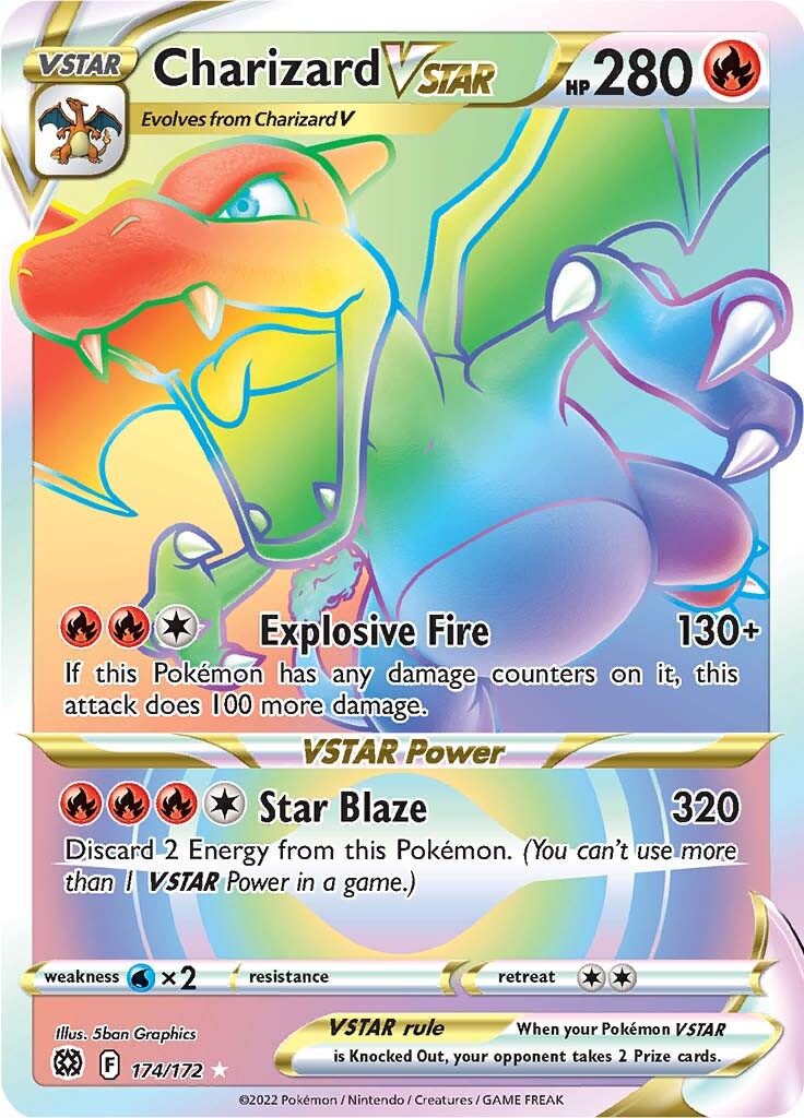 Charizard VSTAR (174/172) [Sword & Shield: Brilliant Stars] | Play N Trade Winnipeg