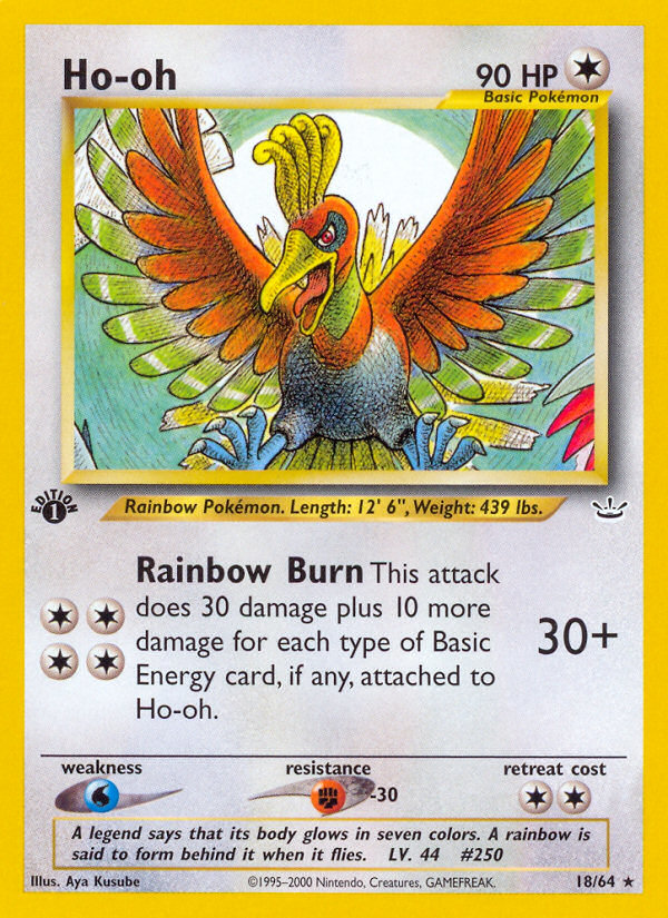 Ho-oh (18/64) [Neo Revelation 1st Edition] | Play N Trade Winnipeg